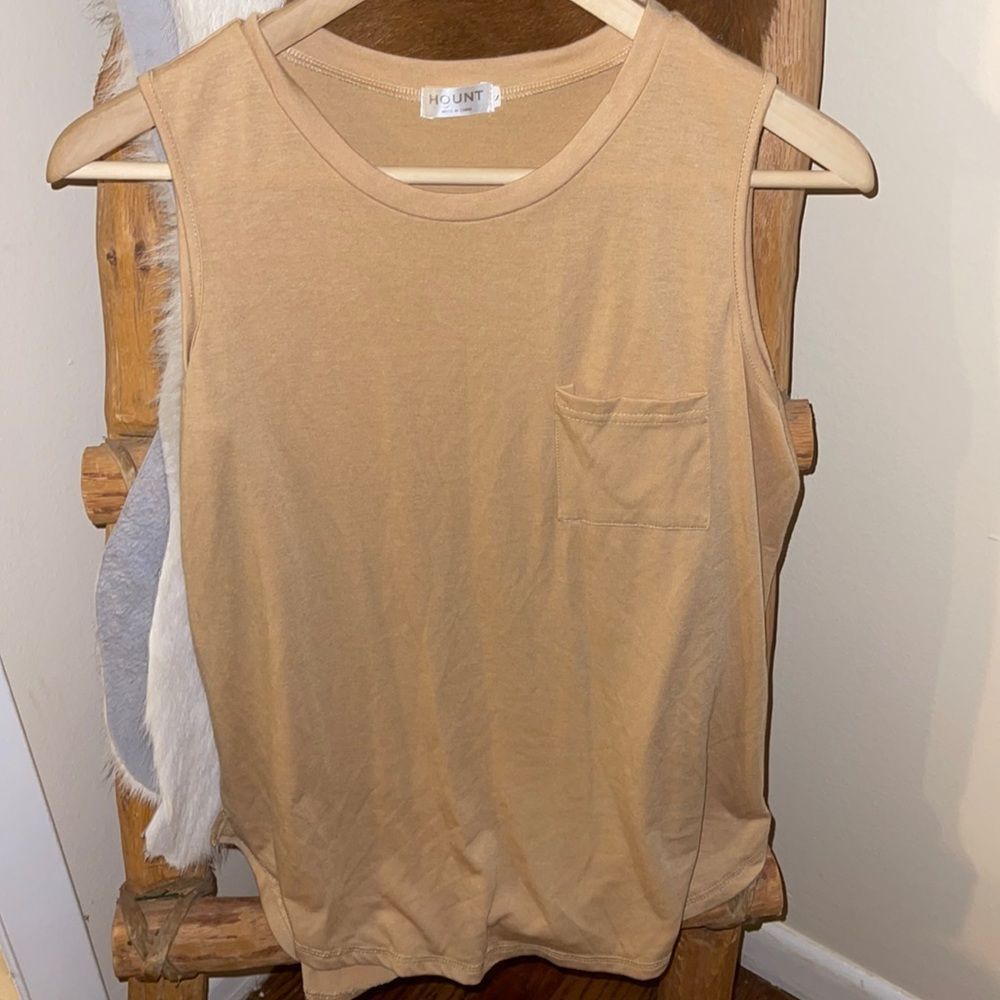 HOUNT Tan Tank Top